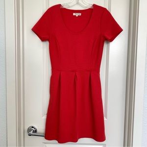 Madewell like new Red mini pocket dress size M